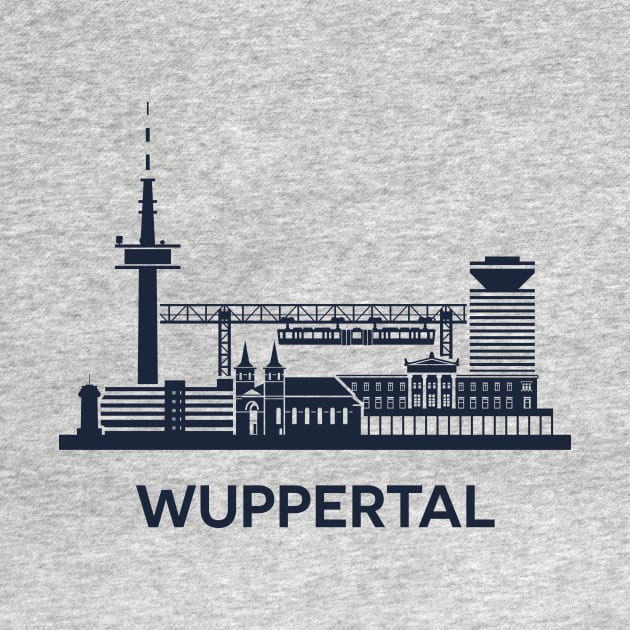 Wuppertal Skyline Emblem by yulia-rb